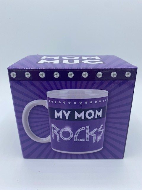 My Mom Rocks Mug Santas Kottage